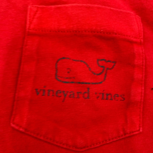 Boys‎ Vineyard Vines Red Long Sleeve Tee. Size M (12-14) (384) - Picture 3 of 8
